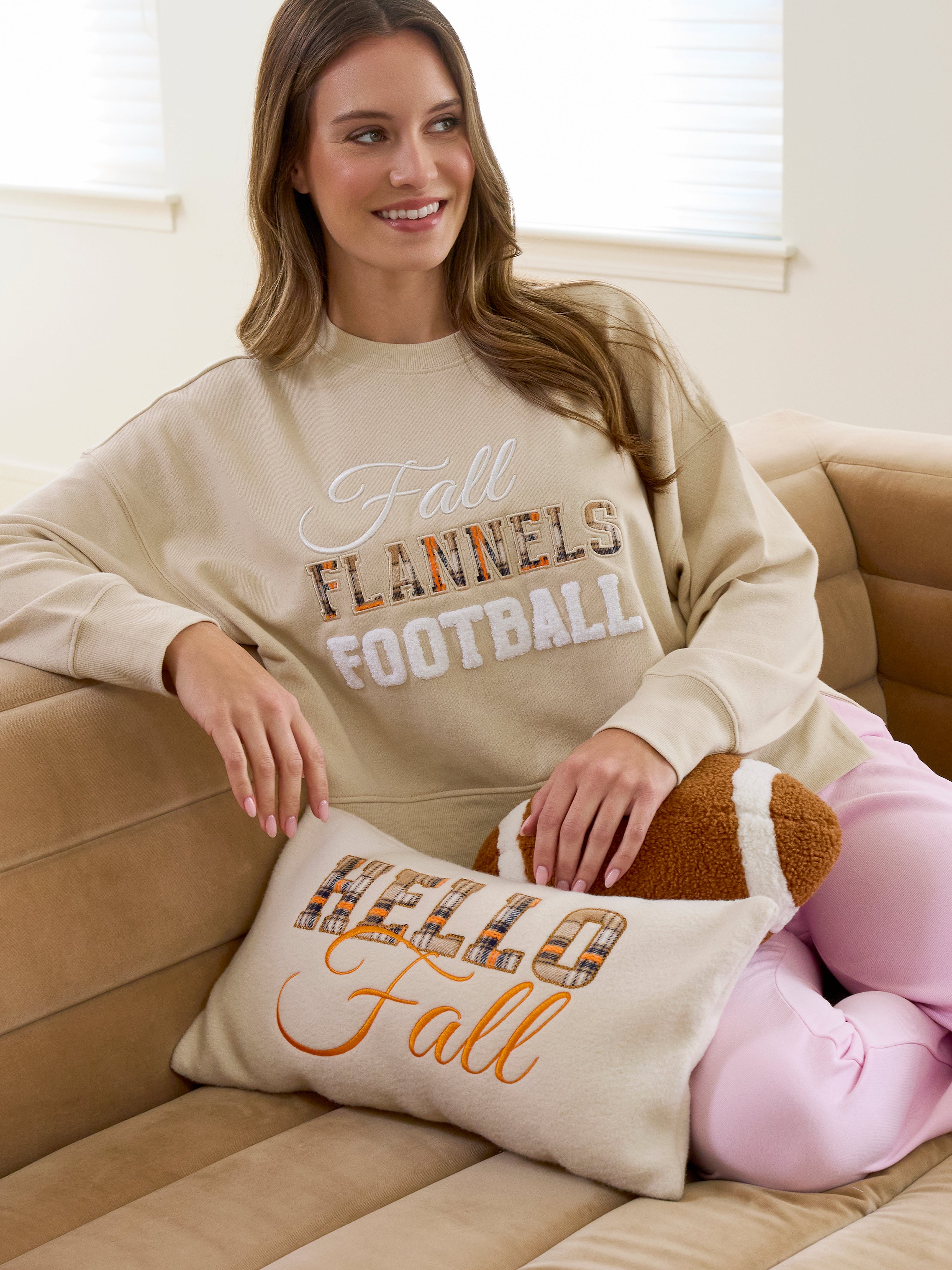 Shiraleah Football Shaped Pillow