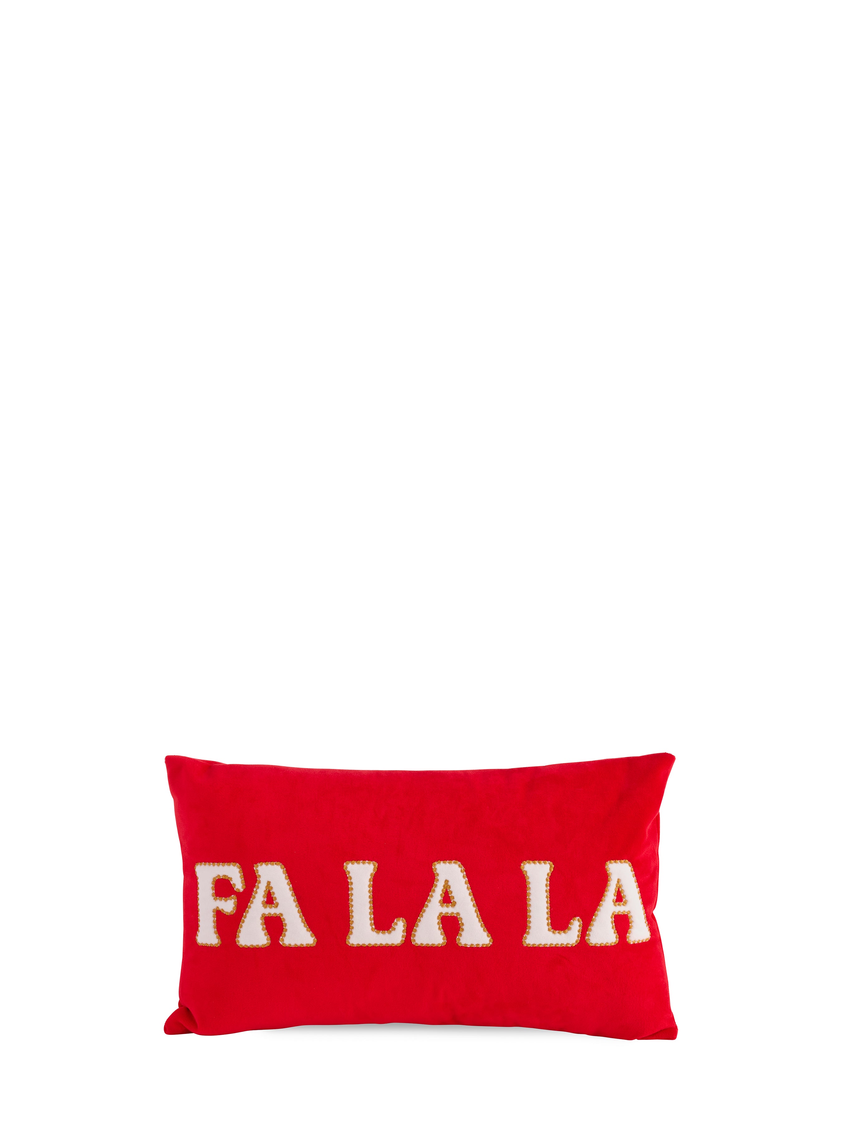 Shiraleah "Fa La La" Pillow, Red