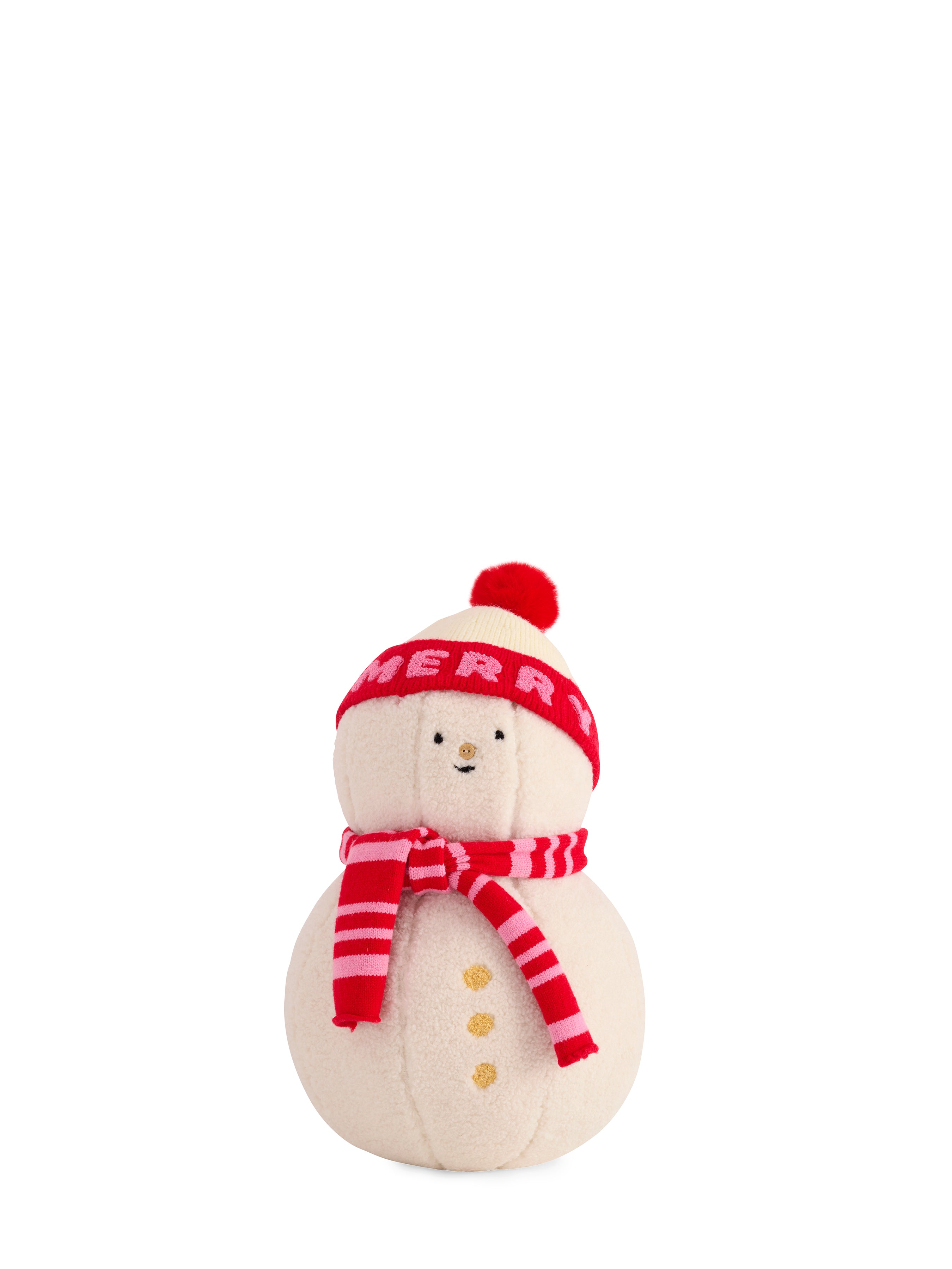 Shiraleah Snowman Pillow, Ivory