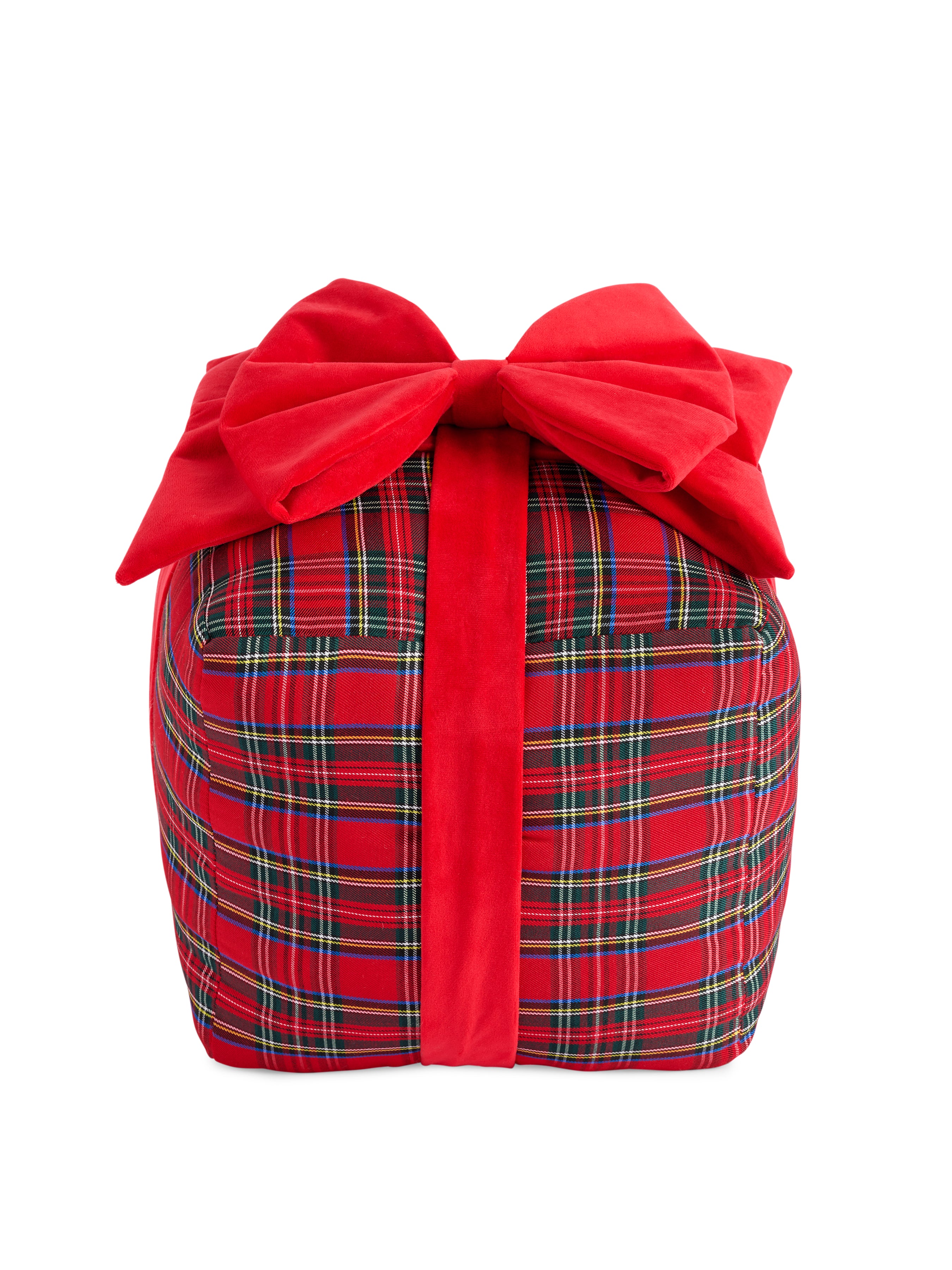 Shiraleah Scottie Large Gift Box Pillow RED / OS