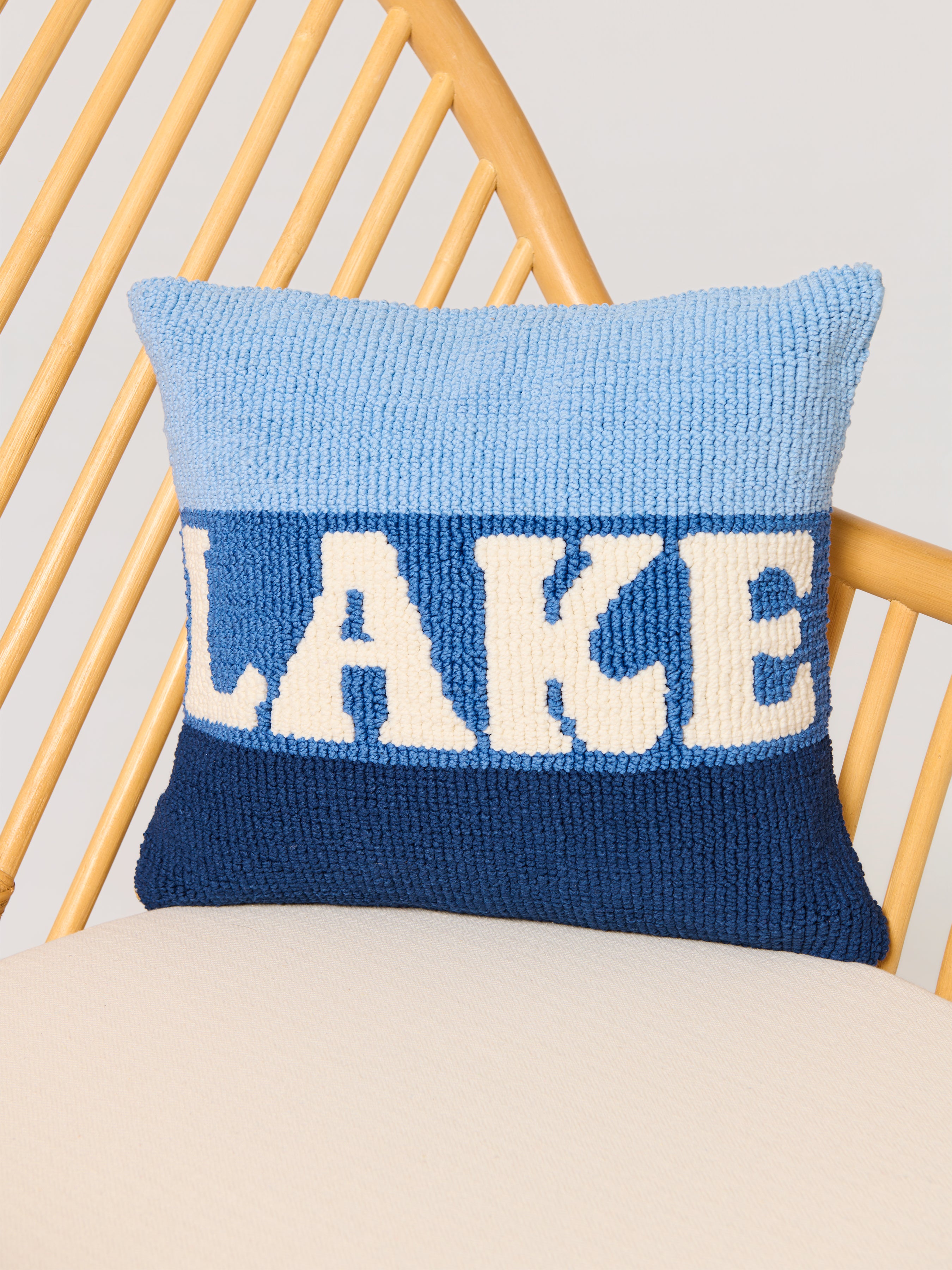Shiraleah "Lake" Pillow, Blue