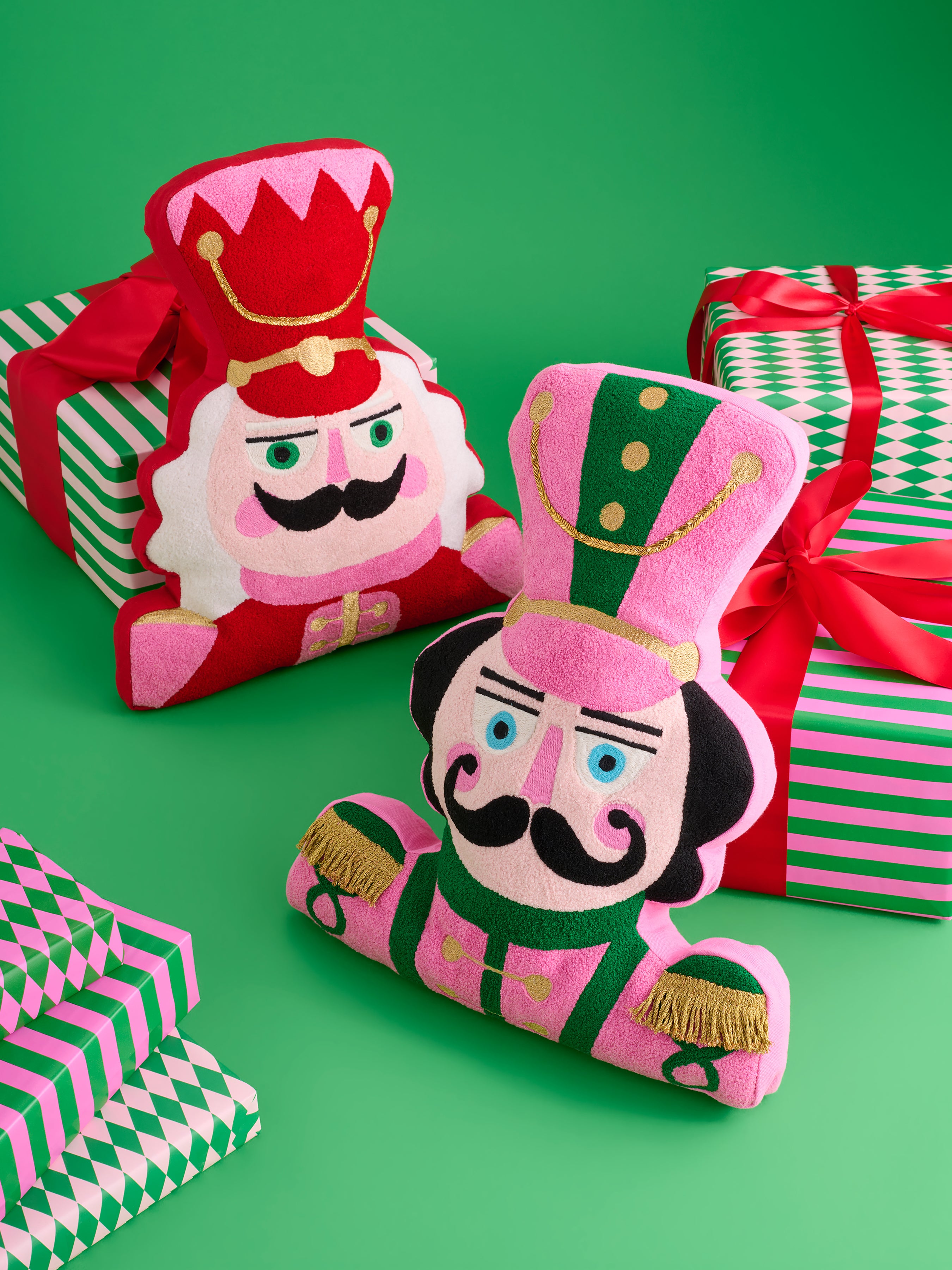Shiraleah Sugar Plum Prince Pillow, Pink