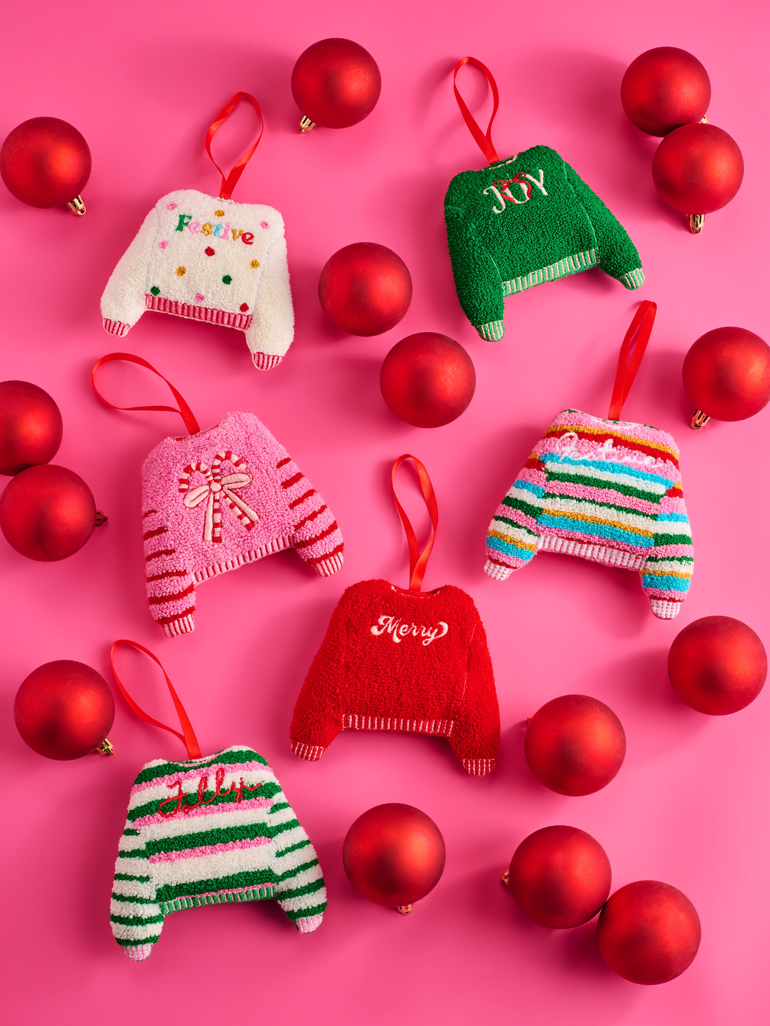 Shiraleah "Festive" Sweater Ornament, Multi